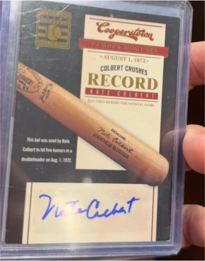2012 Panini Cooperstown Famous Moments #14 Nate Colbert — front
