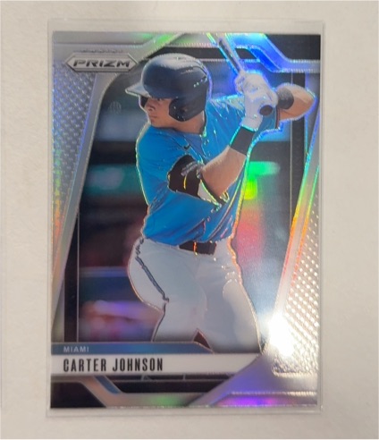 2025 Panini Prizm #91 Carter Johnson — front