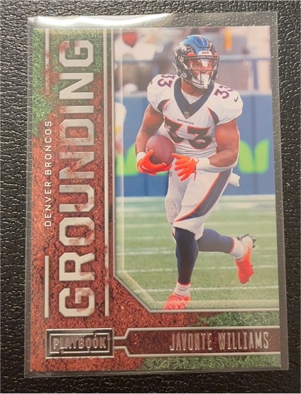 2022 Panini Playbook #G-33 Javonte Williams Grounding — front
