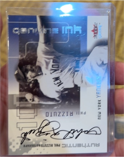 2002 Fleer Genuine Ink #483987 Phil Rizzuto — front
