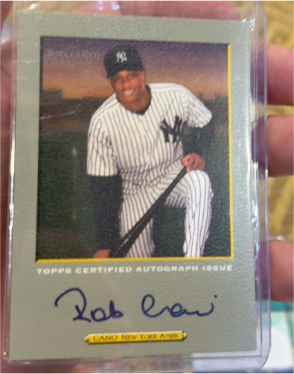 2006 Topps Turkey Red Autograph Robinson Cano — front