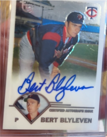 2003 Topps Retired Signature #TA-BB Bert Blyleven — front