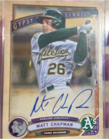2019 Topps Gypsy Queen #GQA-MC Matt Chapman — front