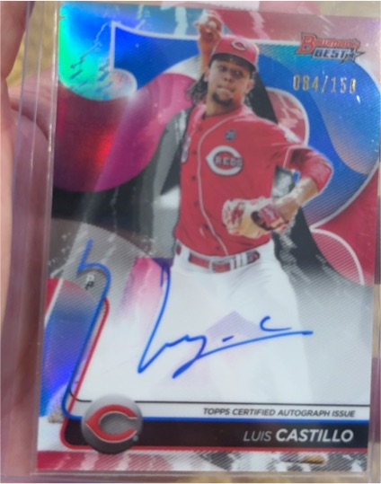 2020 Topps Bowman's Best #B20-LC Luis Castillo — front