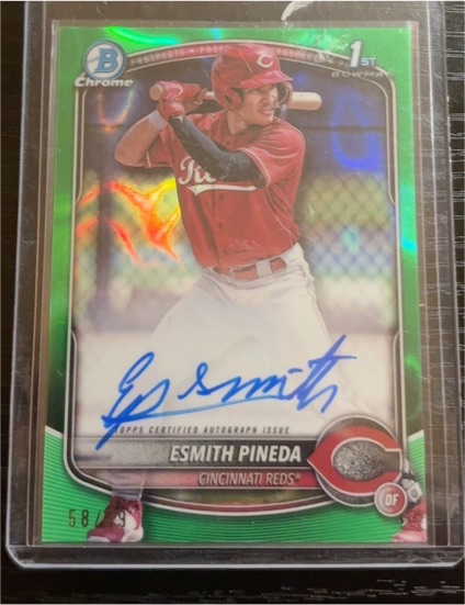 2025 Bowman Chrome #CPA-EP Esmith Pineda — front