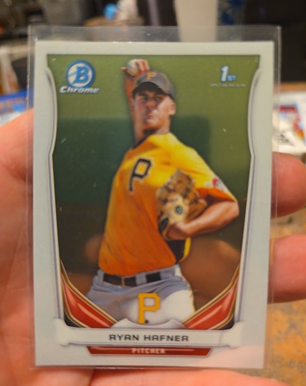 2014 Bowman Chrome #7 Ryan Hafner — front