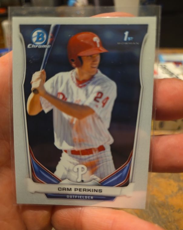 2014 Bowman Chrome #BCP86 Cam Perkins — front