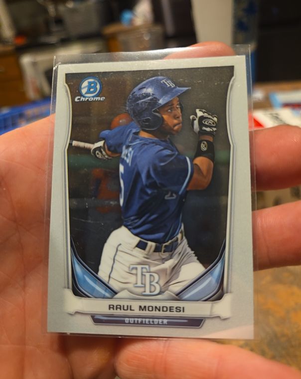 2014 Bowman Chrome Prospects #BCP39 Raul Mondesi — front
