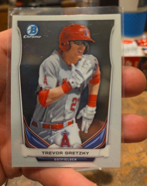 2014 Bowman Chrome #BCP34 Trevor Gretzky — front