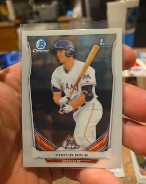 2014 Bowman Chrome #BCP61 Austin Nola — front