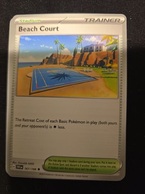 2023 Pokémon Scarlet & Violet #167 Beach Court — front