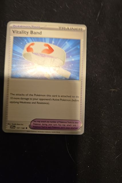 2023 Pokémon Scarlet & Violet Base Set #197 Vitality Band — front