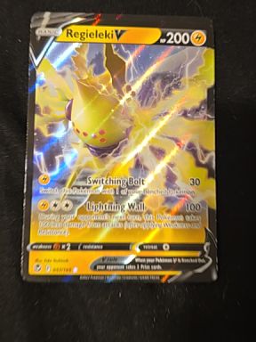 2022 Pokémon TCG Silver Tempest #57 Regieleki V — front