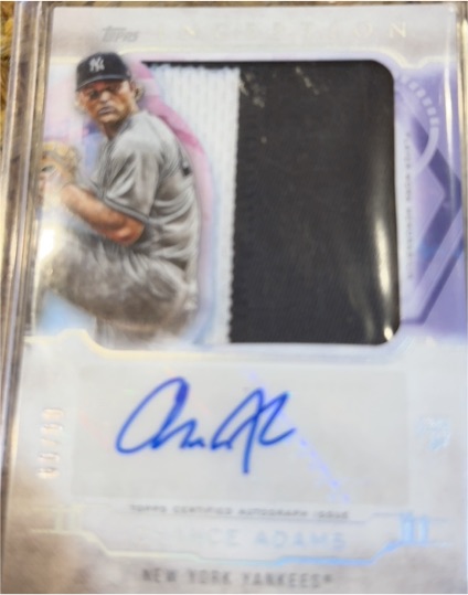 2019 Topps Inception #19 Chance Adams — front