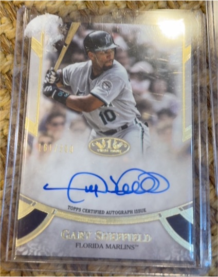 2021 Topps Tier One #161 Gary Sheffield — front