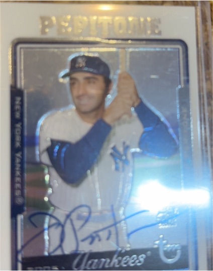 2005 Topps Retired Signature Edition Autographs Joe Pepitone Auto New York Yankees — front