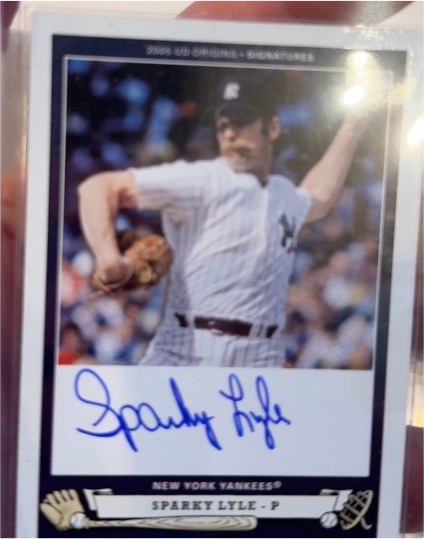 2005 Upper Deck Origins #SL1 Sparky Lyle — front