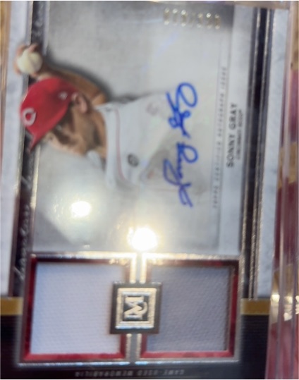 2020 Topps Museum Collection #SSDA-NS Nick Senzel — front