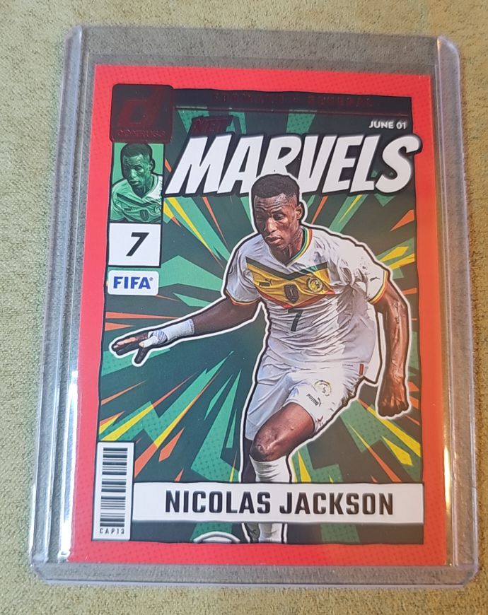 2024-25 Panini Donruss #7 Nicolas Jackson Net Marvels — front