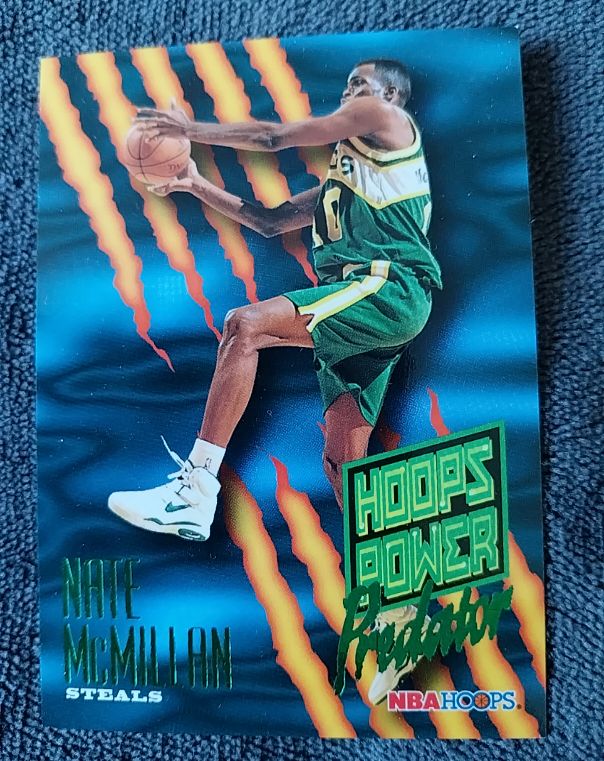 1994-95 Hoops #P-7 Nate McMillan Hoops Power Predator — front
