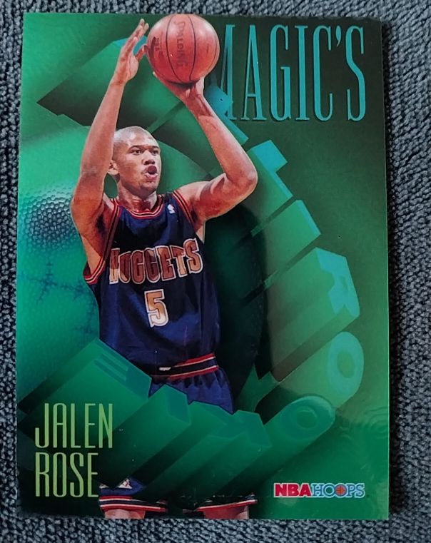 1994-95 NBA Hoops Magic's All-Rookie Team #AR-9 Jalen Rose — front