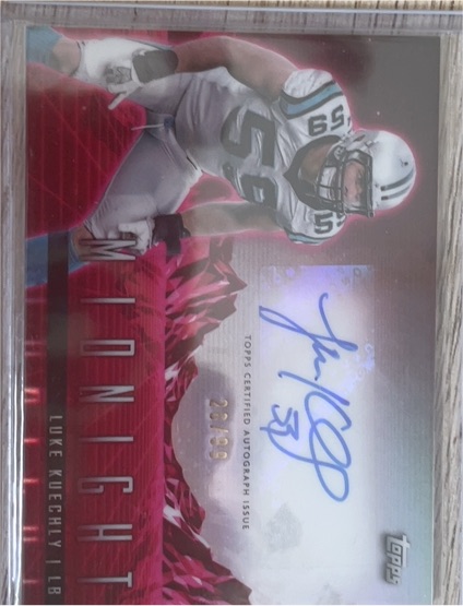 2024 Topps Midnight #29 Luke Kuechly — front