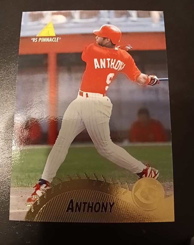 1995 Pinnacle #306 Eric Anthony — front