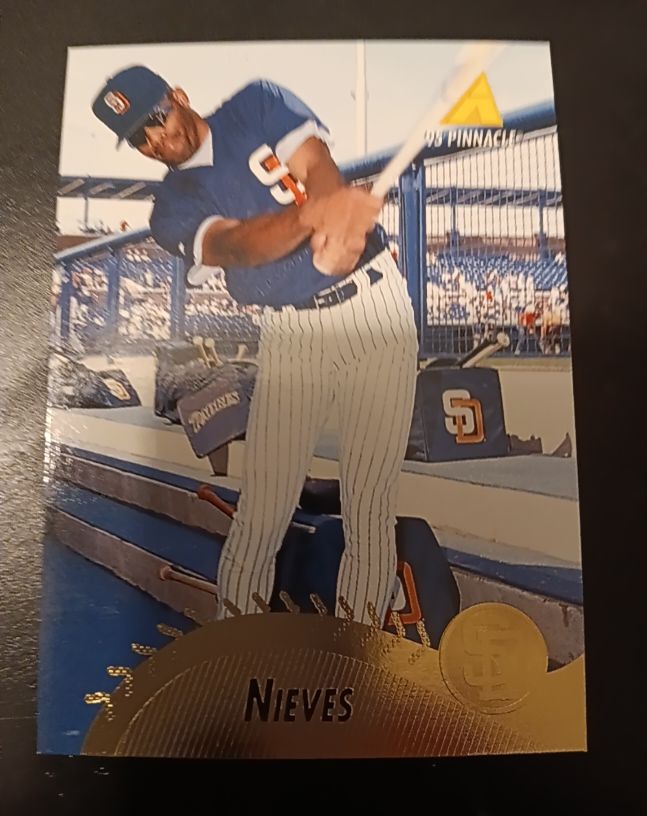 1995 Pinnacle #376 Mel Nieves — front