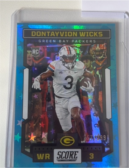 2023 Score #3 Dontayvion Wicks — front