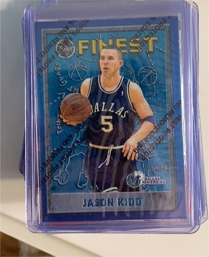 1995-96 Topps Finest #5 Jason Kidd — front