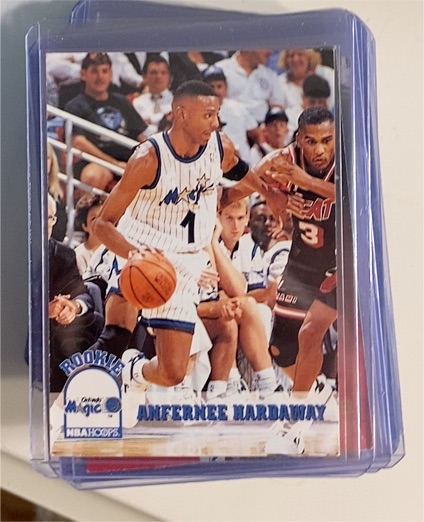 1993-94 NBA Hoops #380 Anfernee Hardaway Rookie Card — front