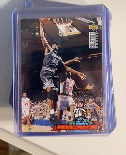 1994-95 Upper Deck Collector's Choice #400 Shaquille O'Neal World of Trivia — front