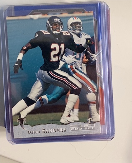 1993 Pro Set #69 Deion Sanders — front