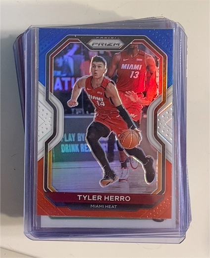 2020-21 Panini Prizm #218 Tyler Herro — front