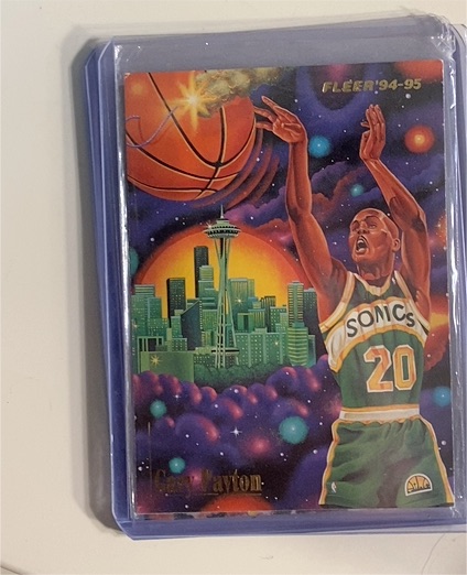 1994-95 Fleer Pro Vision #7 Gary Payton — front