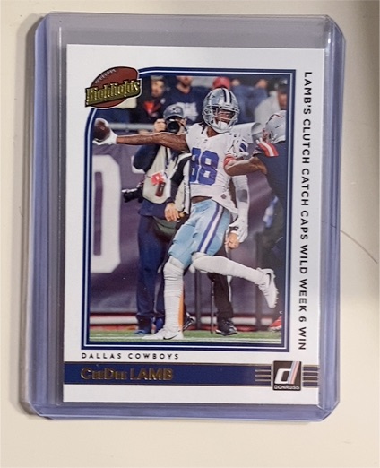 2022 Donruss #H-CL CeeDee Lamb — front