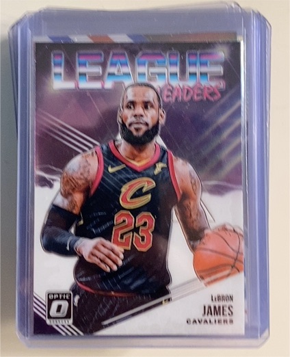 2018-19 Panini Donruss Optic #9 LeBron James League Leaders — front