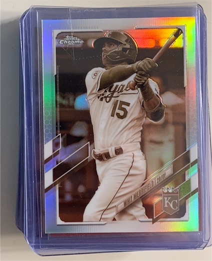 2021 Topps Chrome #107 Whit Merrifield — front