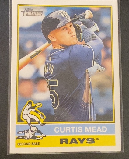 2025 Topps Heritage #326 Curtis Mead — front