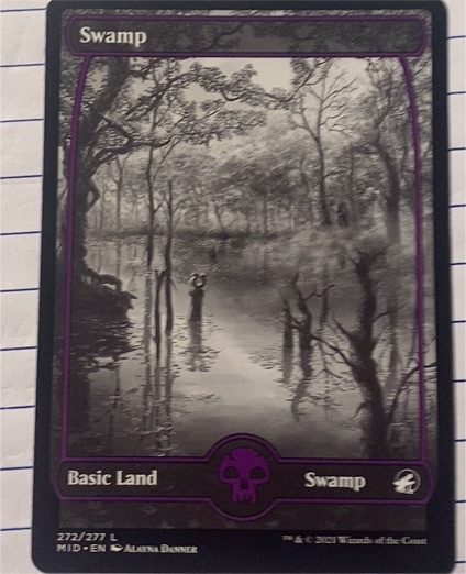 2021 Magic: The Gathering #272 Swamp — front