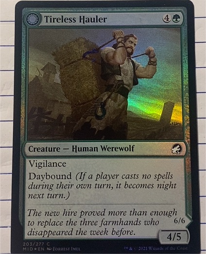 2021 Innistrad: Midnight Hunt #203 Tireless Hauler — front