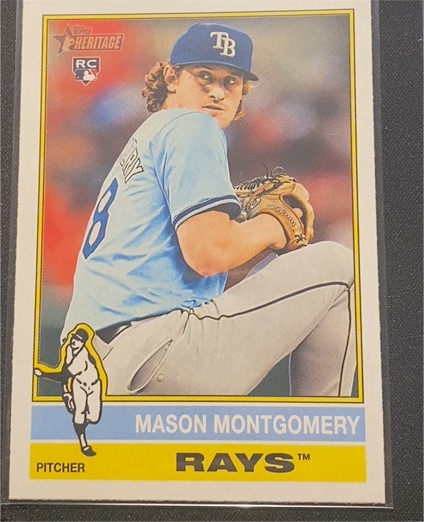 2025 Topps Heritage #296 Mason Montgomery — front