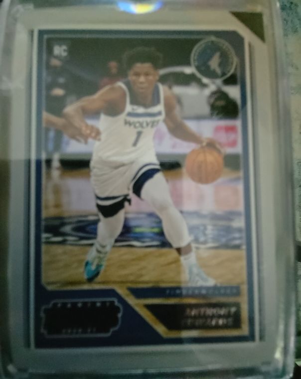 2020-21 Panini Chronicles Threads #87 Anthony Edwards — front