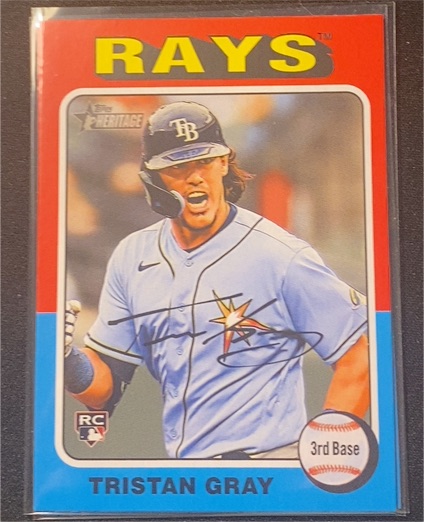 2024 Topps Heritage High Number #607 Tristan Gray — front