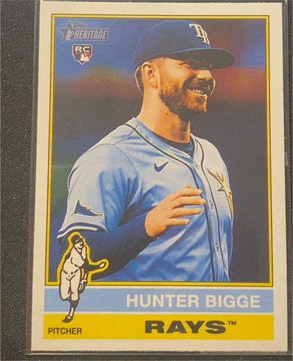 2025 Topps Heritage #256 Hunter Bigge — front