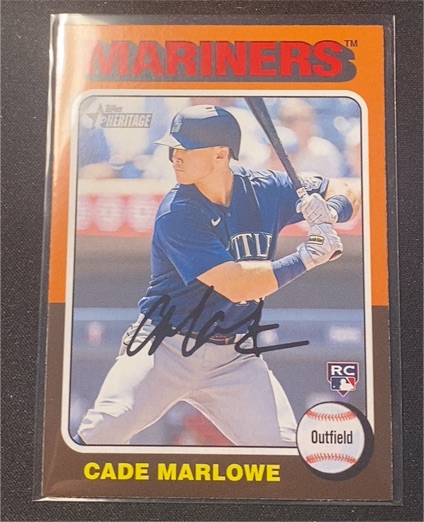 2024 Topps Heritage #364 Cade Marlowe — front