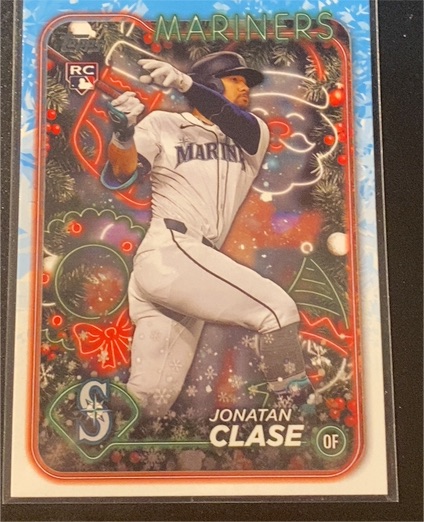 2024 Topps Holiday #H14 Jonatan Clase — front