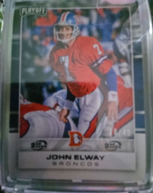 2017 Panini Playoff Football #127 John Elway — front