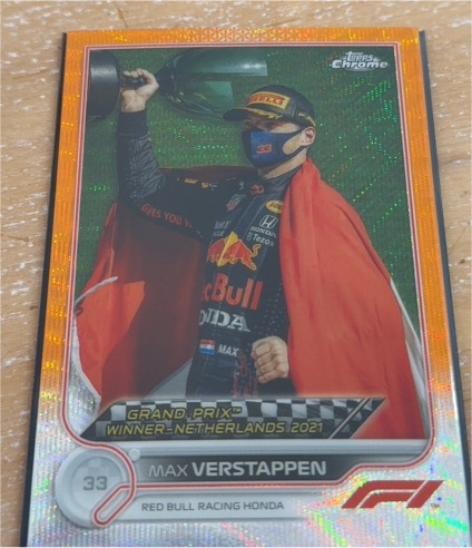 2021 Topps Chrome Formula 1 #33 Max Verstappen — front