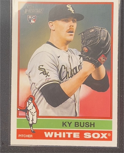 2025 Topps Heritage #154 Ky Bush — front